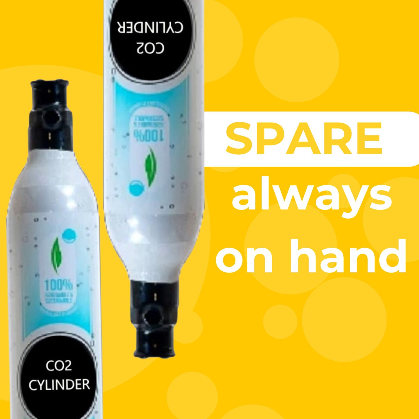 1-Pack 60L CO2 Cylinder | Includes Prepaid Return Label ($28.99 Refill)