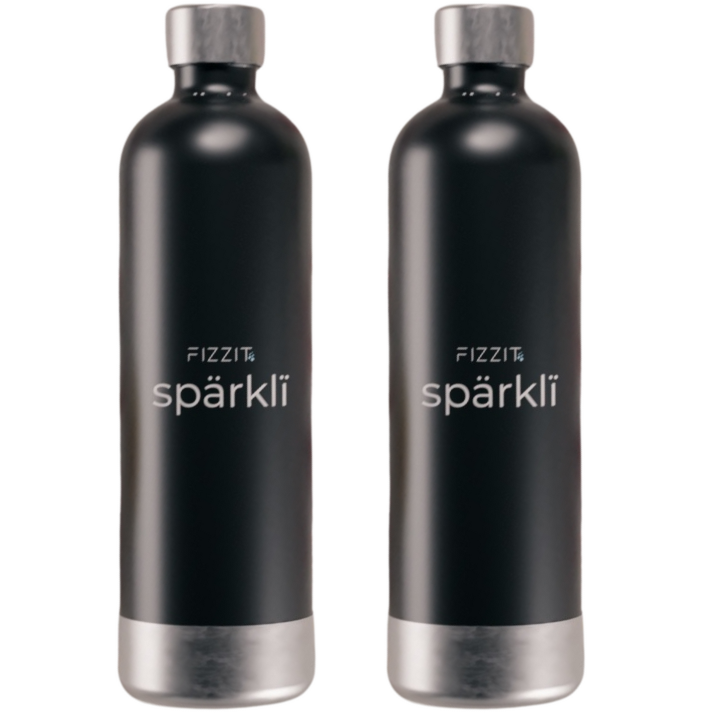 FIZZIT™ Stainless Steel Carbonation Bottle and Water Bottle | Compatible With Philips Carbonation Soda Maker, Smeg and Aarke Soda Makers, Dishwasher Safe