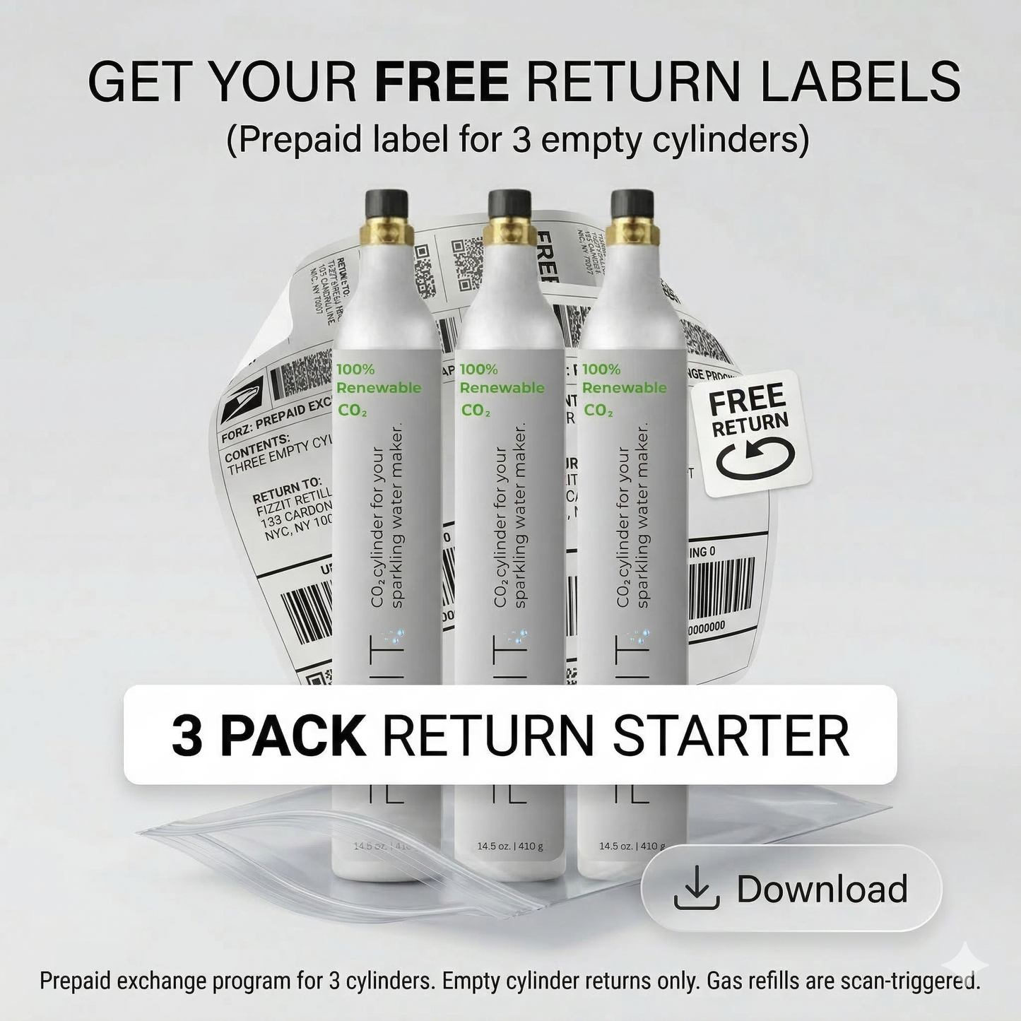 Starter Exchange Program - 3 Cylinder Returns