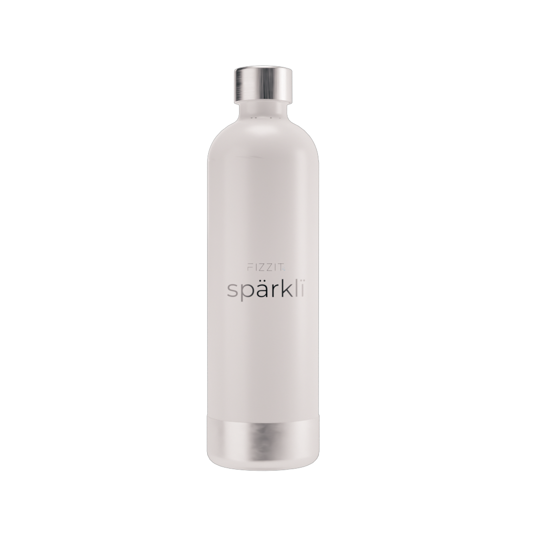 FIZZIT™ Spärklï Carbonated Water Soda Maker with Stainless Steel Bottle – Dishwasher Safe Bottles - Sparkling Water Maker