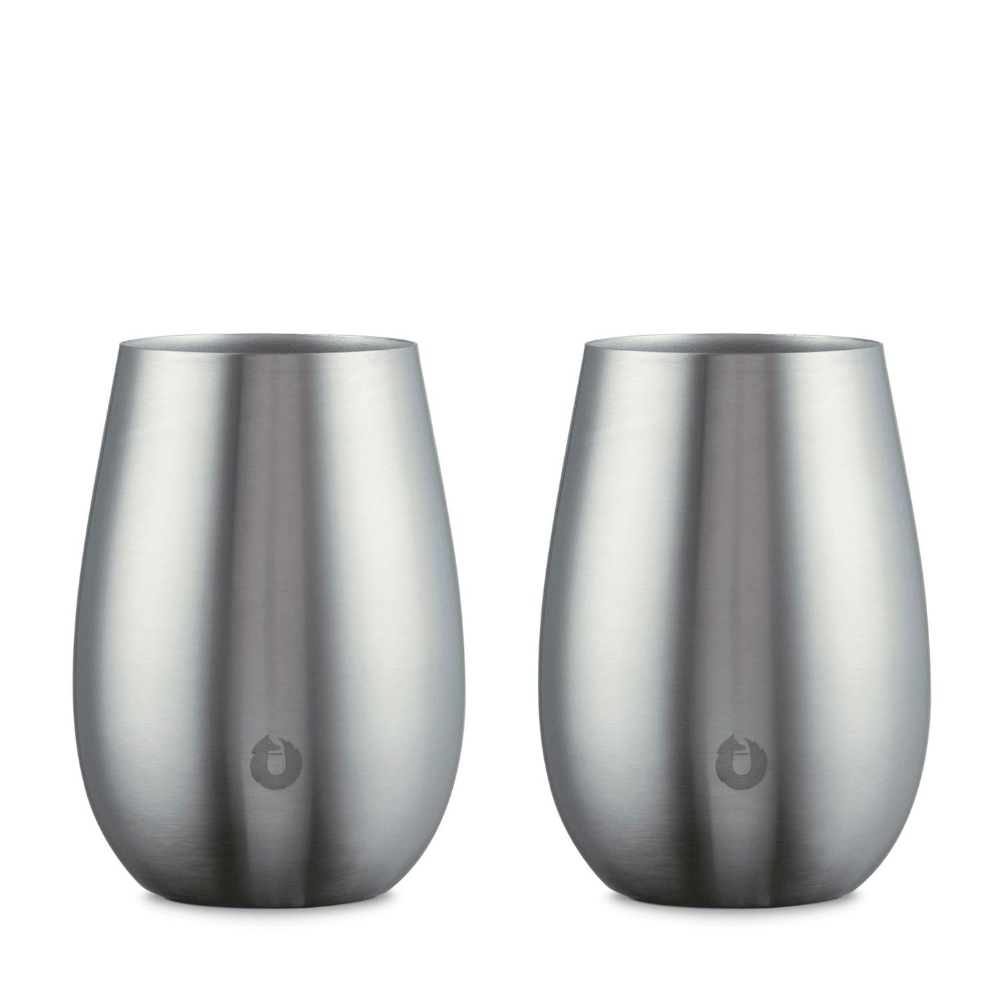 Steel: Stainless Steel Sauvignon Blanc Wine Glass, Set of 2