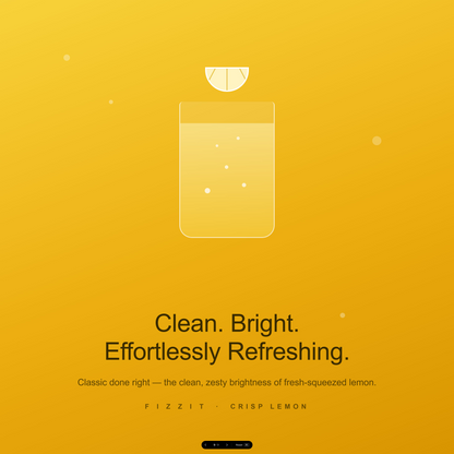 FIZZIT Crisp Lemon Flavor Drops | Zero Sugar, Zero Calories | Natural Sparkling Water Enhancer | Replaces 160 Seltzer Cans | 1 fl oz (29mL) Glass Bottle with Dropper