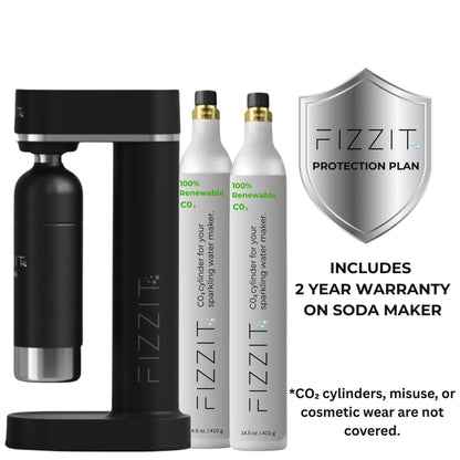 FIZZIT™ Spärklï Carbonated Water Soda Maker with Stainless Steel Bottle –  Dishwasher Safe Bottles - Sparkling Water Maker