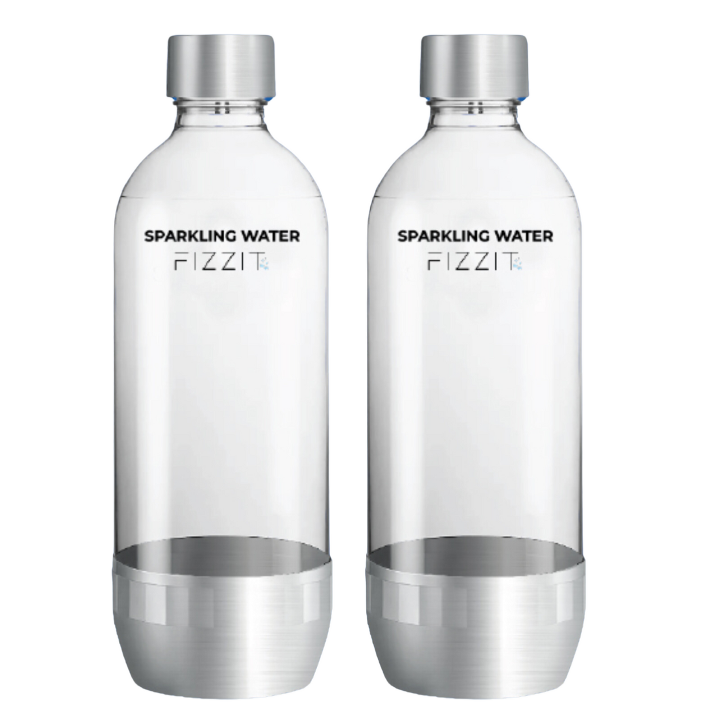 Replacement Bottle for Universal Soda Makers, Soda Stream Carbonating Sparkling Water Machine 1 Liter | 2 Pack