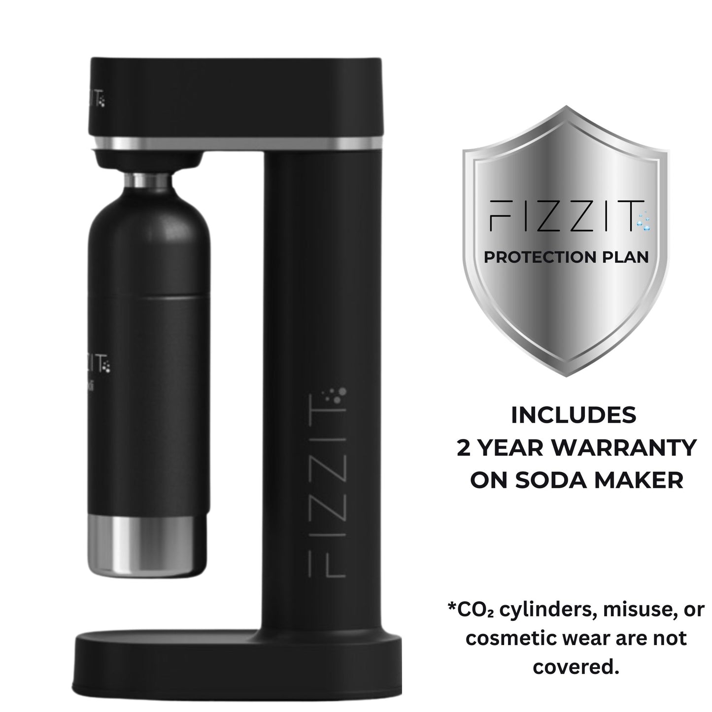 FIZZIT™ Spärklï Carbonated Water Soda Maker with Stainless Steel Bottle –  Dishwasher Safe Bottles - Sparkling Water Maker