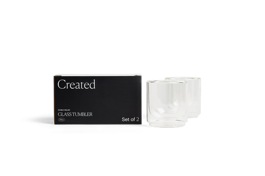 Cove 10oz Glass Tumbler - Set of 2 - Clear