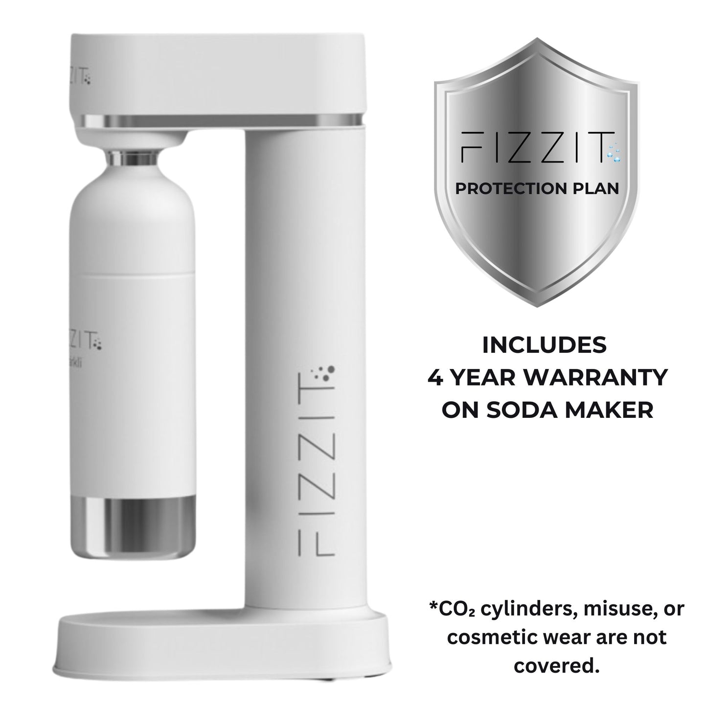 FIZZIT™ Spärklï Carbonated Water Soda Maker with Stainless Steel Bottle –  Dishwasher Safe Bottles - Sparkling Water Maker