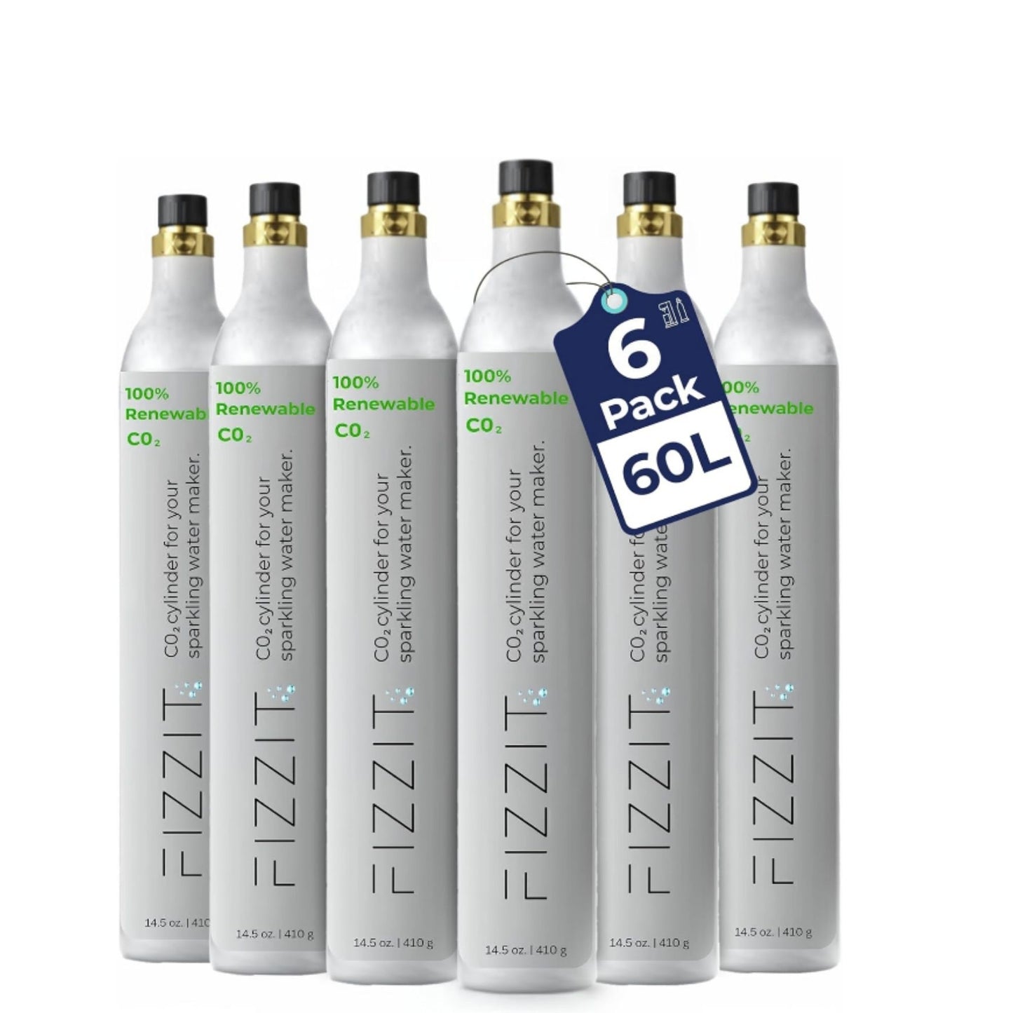 Fizzit 60L CO2 Cylinder Bulk Savings Bundle