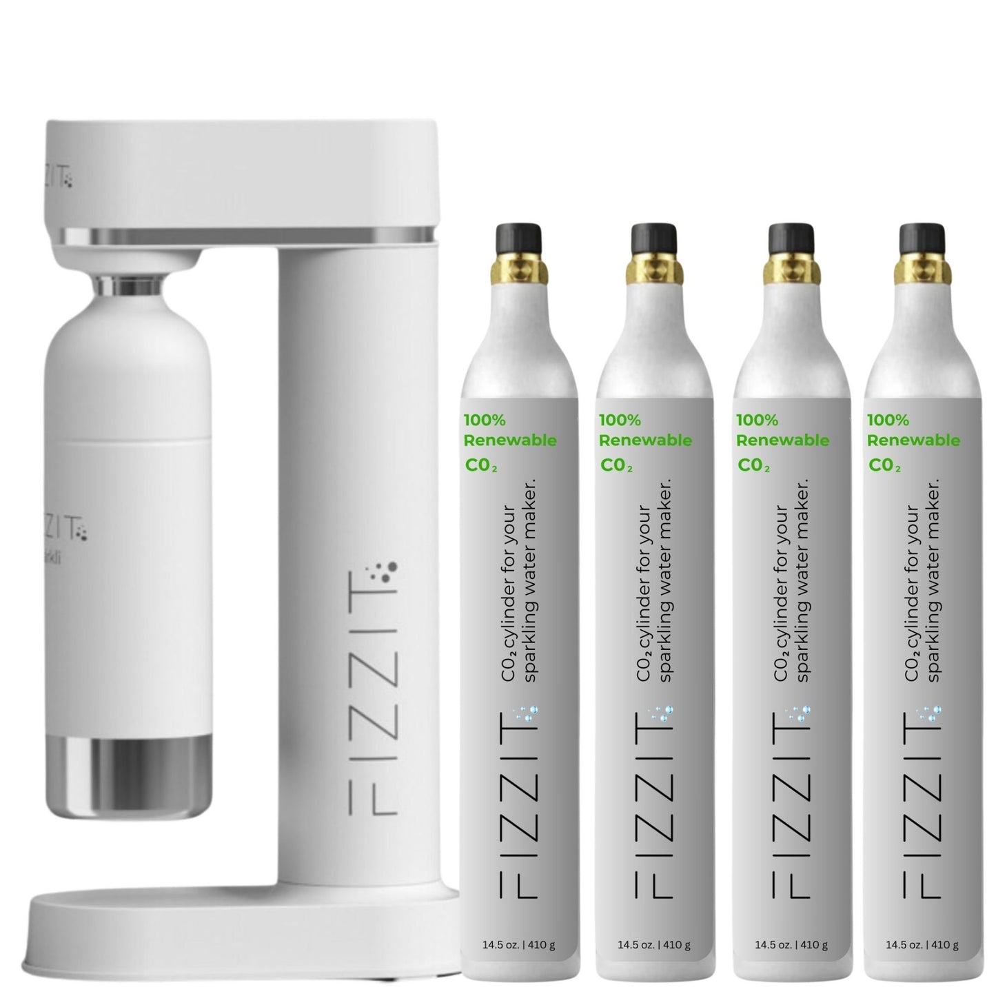 Spärklï Value Pack: Customize Your Hydration with Extra CO2 Gas Cylinders