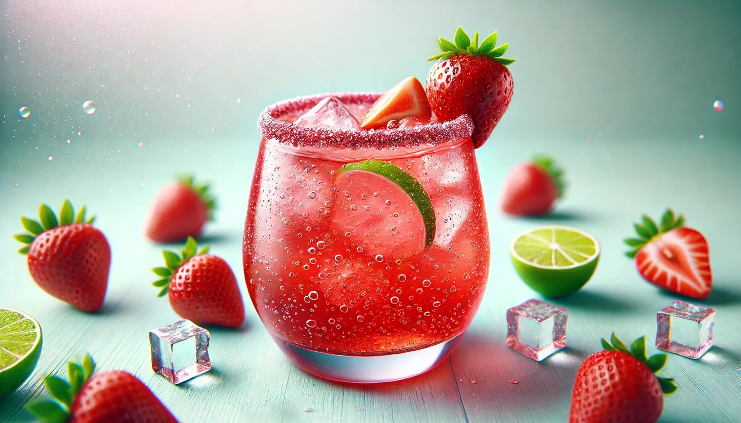 Strawberry Lime Fizz