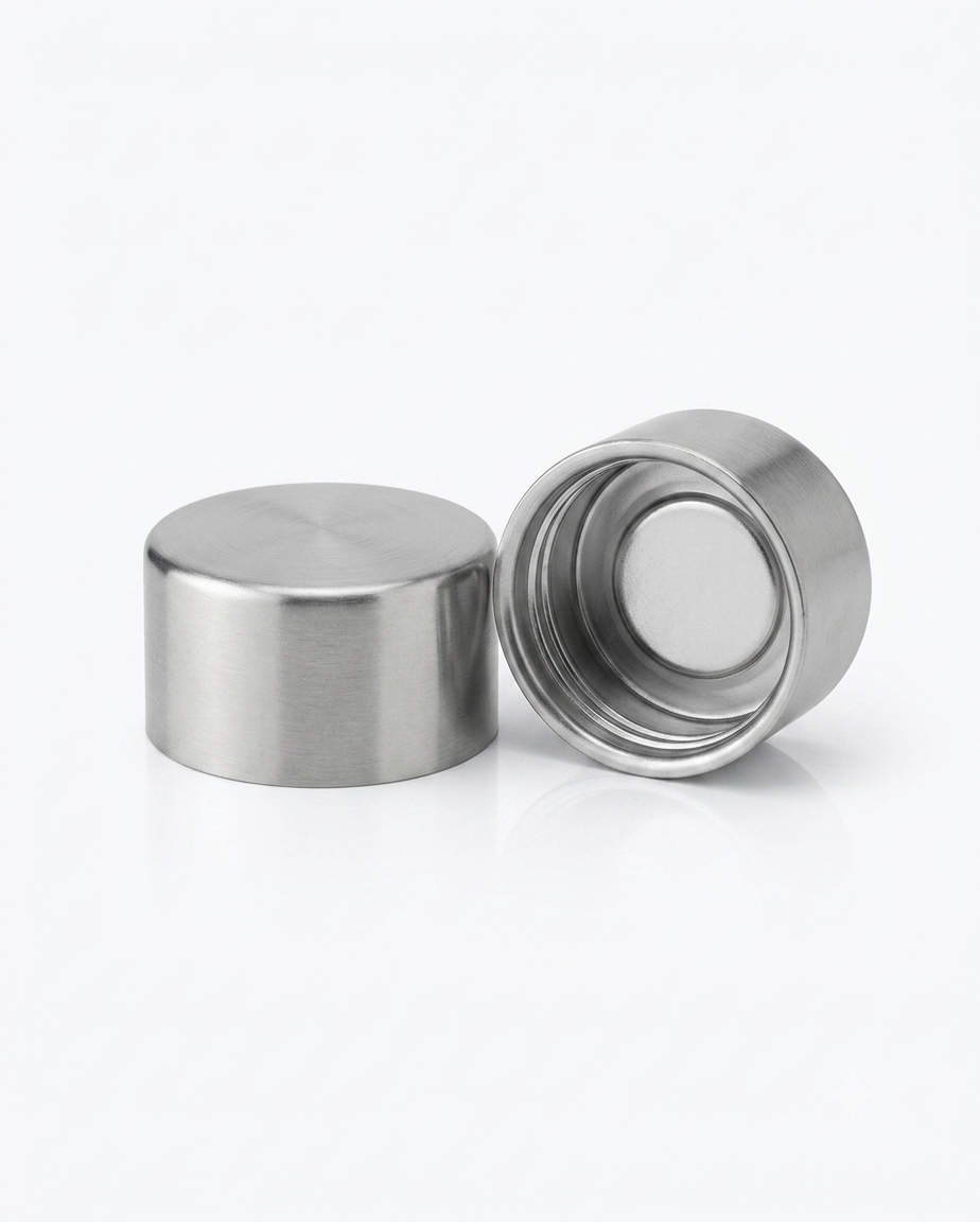 Replacement Stainless Steel Cap for SPARKLI Carbonating Bottles (Includes Airtight Silicone Gasket)