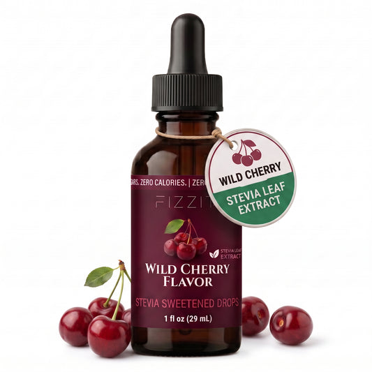 FIZZIT Wild Cherry Swirl - Naturally Sweetened Zero-Sugar Water Drop