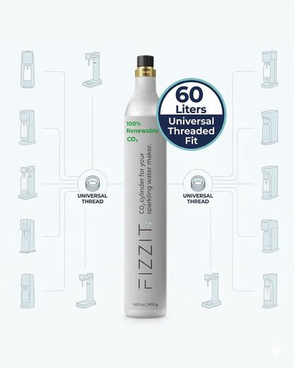 3-Pack 60L CO2 Cylinder | Includes Prepaid Return Label ($20.66/ea Refill)