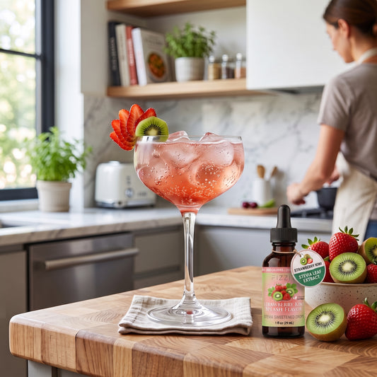 FIZZIT Strawberry Kiwi Splash - Naturally Sweetened Zero-Sugar Water Drops