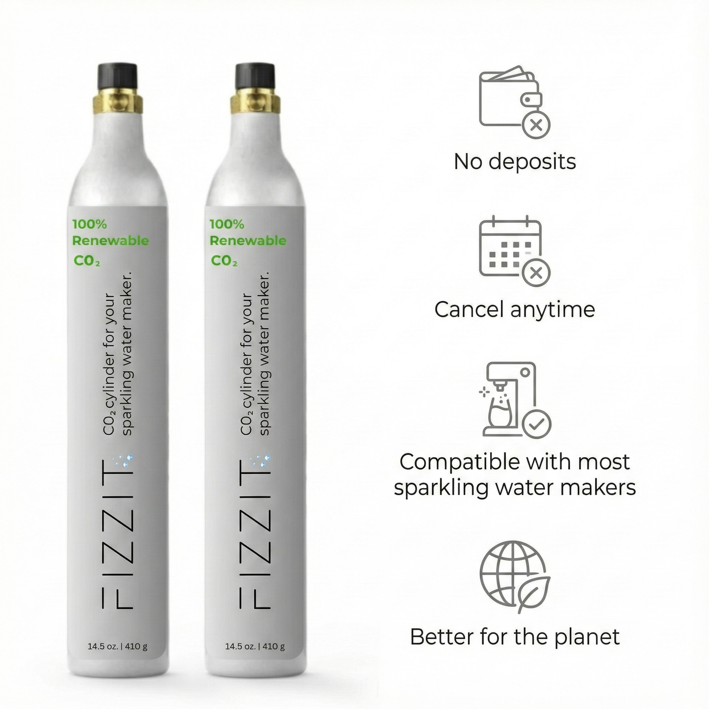FIZZIT CO₂ Subscription- Recycle Program