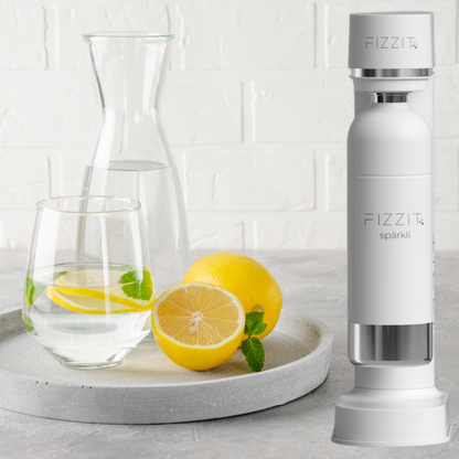 Fizzit Spärklï Carbonated Water Soda Maker with Stainless Steel Bottle Included