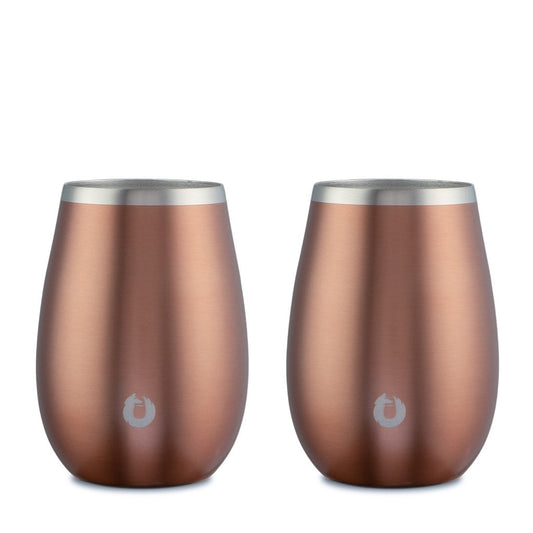 Gold: Stainless Steel Sauvignon Blanc Wine Glass Set