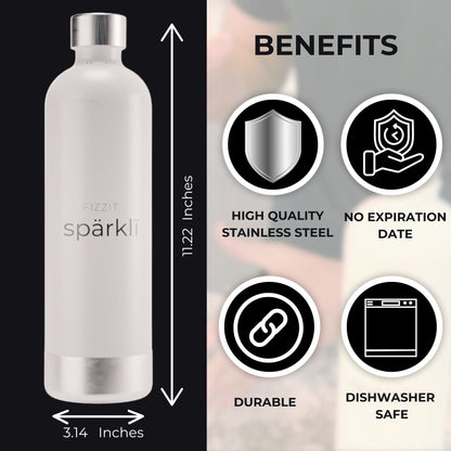 Stainless Steel Carbonation Bottle & Water Bottles