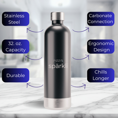 Stainless Steel Carbonation Bottle & Water Bottles