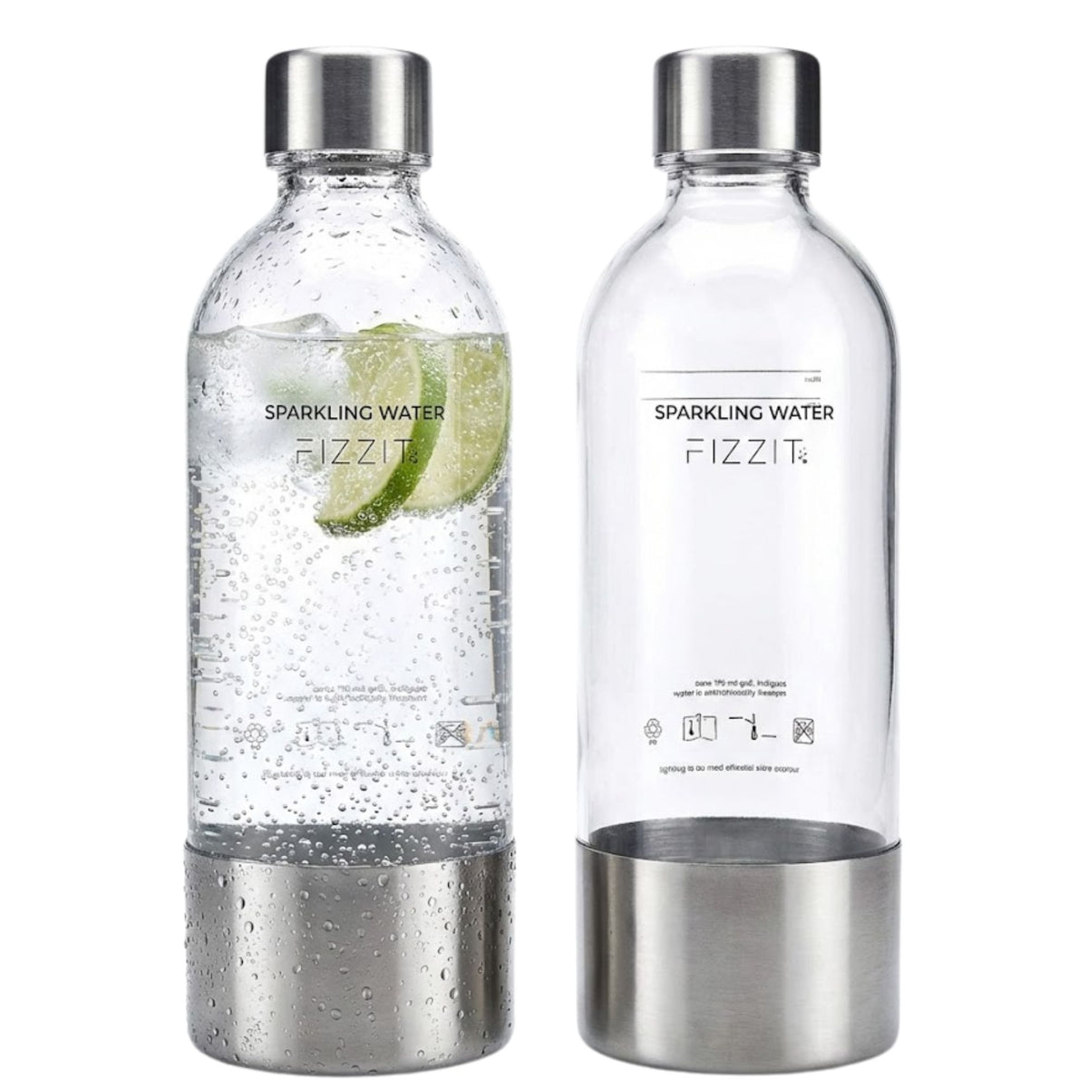 FIZZIT Replacement Bottle for Sodastream Carbonating Sparkling Water Machine 1 Liter